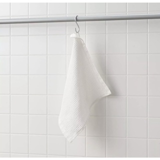 มูจิ ผ้าขนหนูเช็ดมือผ้าฝ้ายออร์แกนิกลายวาฟเฟิลมีห่วงแขวน- Muji Waffle Bath Towel with Loop (34x35cm)