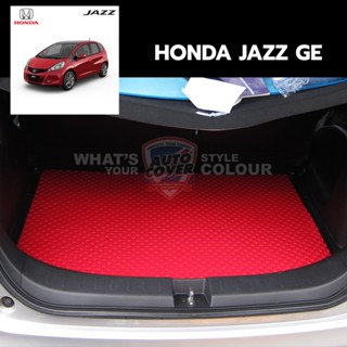 พรมท้ายรถ แผ่นท้ายสัมภาระ รถ HONDA JAZZ (GE) ปี 2008-2013 พรมกระดุม พรมฝากระโปรงท้ายรถ จำนวน 1 แผ่น