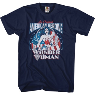 Original American Heroine Wonder Woman T-Shirt เสื้อยืดถูกๆ เสื้อโอเวอร์ไซ
