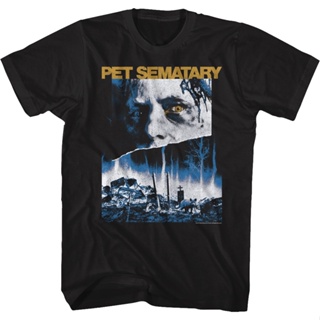 Classic Poster Pet Sematary T-Shirt เสื้อเชิ้ต เสื้อยืดผู้ชาย