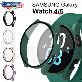 กระจกนิรภัย และเคส กันชนหน้าจอ กันตก สําหรับ Samsung Galaxy watch 4 5 44 มม. 40 มม. PC watch5