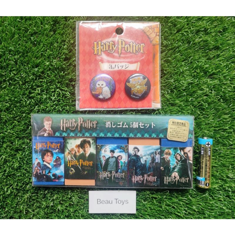 ของแท้-เข็มกลัด-ยางลบ-แฮรี่-พอตเตอร์-harry-potter-ลิขสิทธิ์แท้