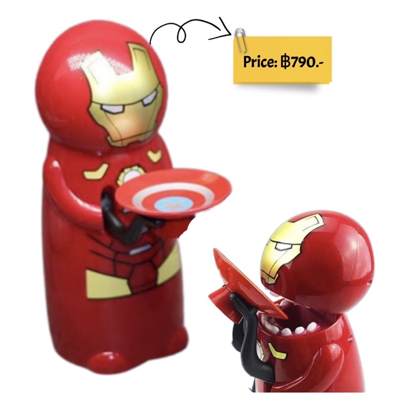 ironman-coin-saving-bank-กระปุกออมสินกินเหรียญ