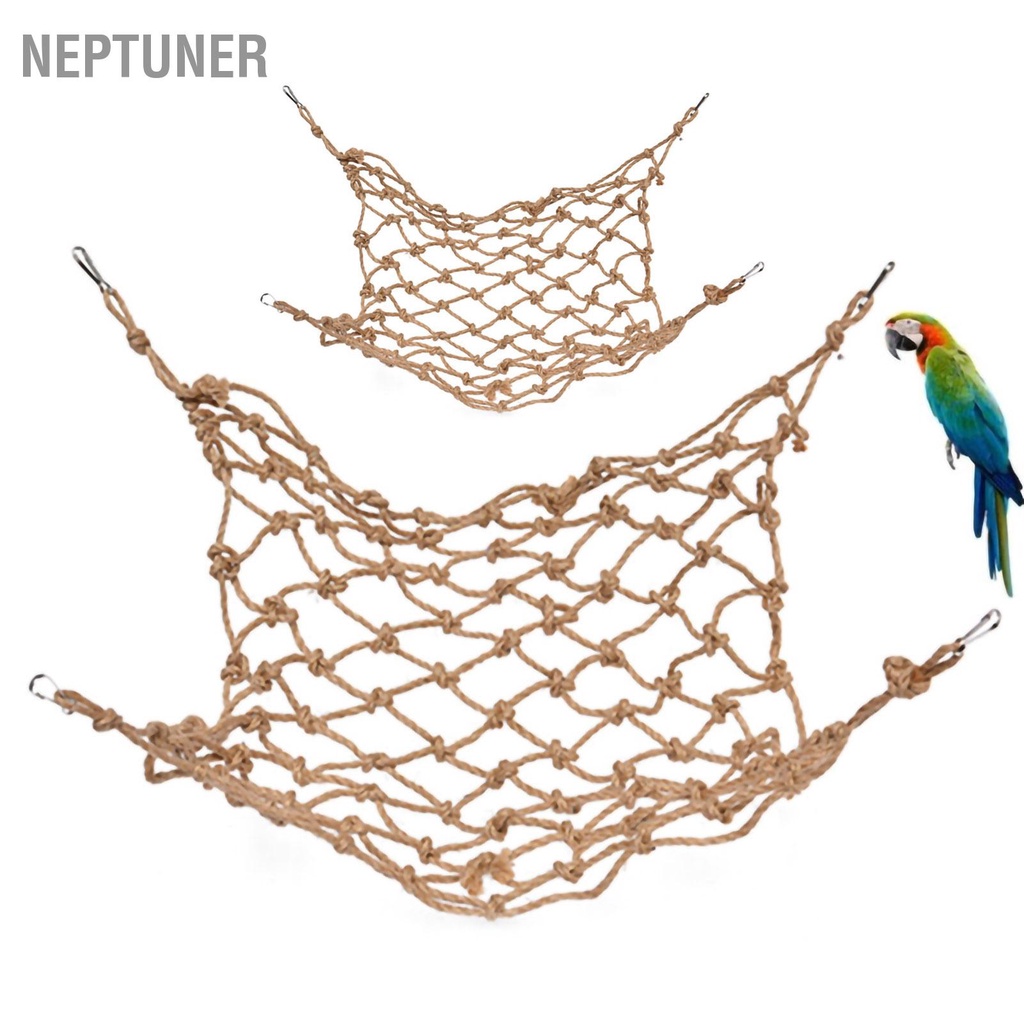bneptuner-บันไดเชือกแขวน-พร้อมตะขอ-สําหรับนกแก้ว-นกค็อกคาโต้-นกค็อกคาเทล-นกมาคอว์