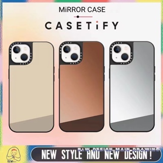 Casetify เคสป้องกันโทรศัพท์มือถืออะคริลิค แบบแข็ง กระจก กันกระแทก หรูหรา สําหรับ iPhone 14 13 12 11 Pro Max