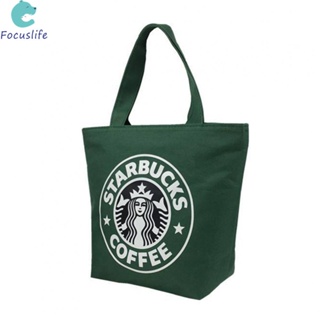 Starbucks กระเป๋าสะพายไหล่ ขนาดใหญ่ คุณภาพสูง