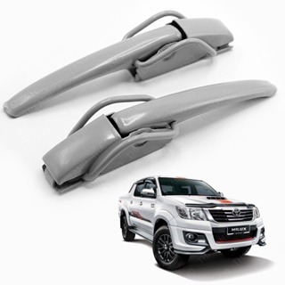 หูล็อคฝาท้ายกระบะ มือเปิดท้ายกระบะ สีเทา จำนวน 2ชิ้น โตโยต้า ไฮลัค วีโก้ 2 ปร car door handle T11