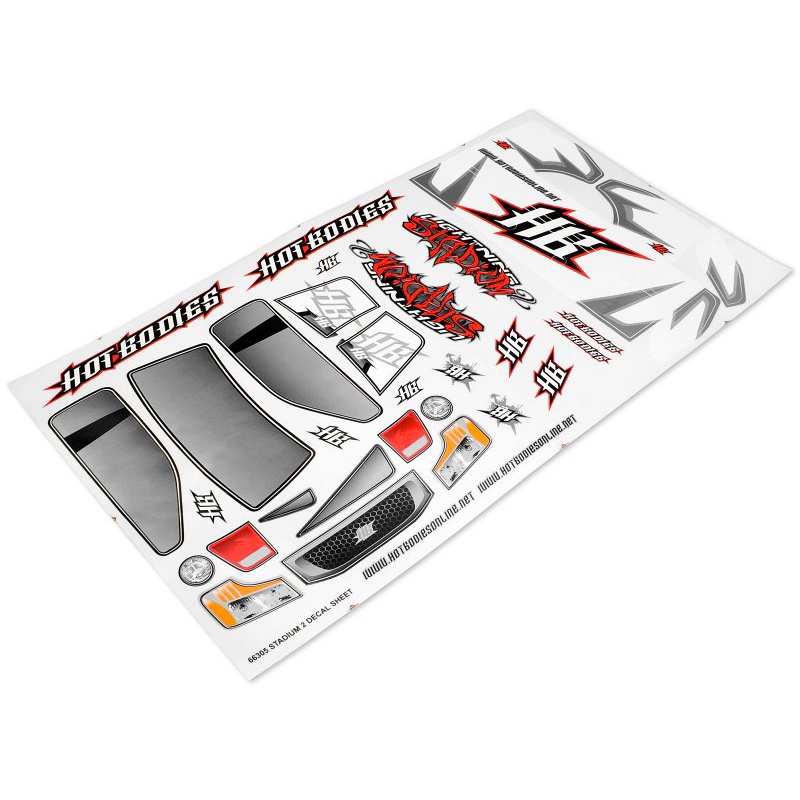 HPI 66476 HB LIGHTNING STADIUM 2 PRO BODY/WING DECAL (STICKER) | Shopee ...