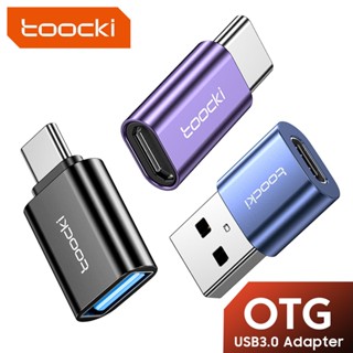 Toocki OTG USB 3.0 ถึงอะแดปเตอร์ Micro To Type C ตัวผู้กับตัวแปลง USB 2.0 ตัวเมียสําหรับขั้วต่อ Samsung OTG