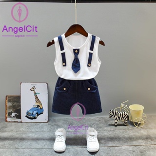 Angelcity ※ ใหม่ เสื้อกั๊ก แฟชั่นฤดูร้อน สไตล์เกาหลี สําหรับเด็กผู้ชาย 0-1-2-3-4 ปี 2021