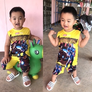 เสื้อผ้าเด็กผู้ชาย เสื้อกล้ามเด็ก เสื้อแขนสั้น PM666(001-009)