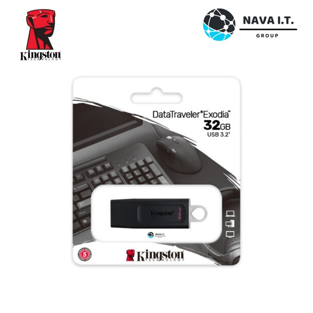 ภาพสินค้า️กรุงเทพฯด่วน1ชั่วโมง ️ KINGSTON DTX/32GB FLASH DRIVE USB 3.2 BLACK รับประกัน 5 ปี จากร้าน nava.it บน Shopee ภาพที่ 2