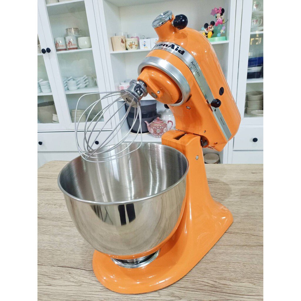 artisan-เครื่องผสมอาหาร-kitchenaid-สีส้ม-220v-ส้ม