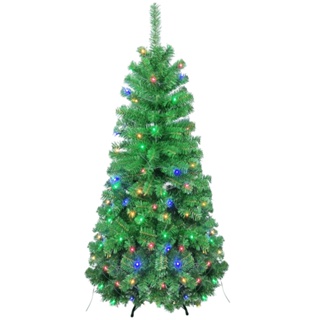 Tree O ต้นคริสต์มาส พร้อมไฟตกแต่ง รุ่นCT0012 ขนาด76×76×150ซม. สีเขียว