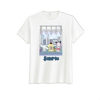 เสื้อยืดพิมพ์ลาย Sanrio sky train