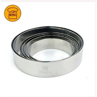 ริงวงกลม Ring cake stainless steel 304 sunneng พิมพ์มูสสแตนเลส