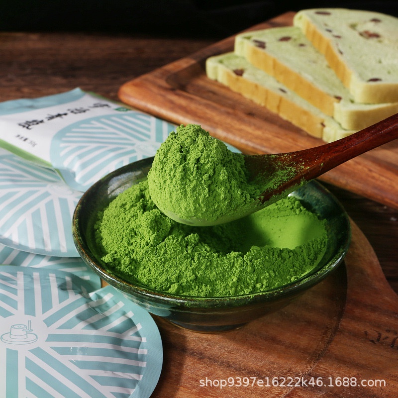 มัทฉะชาเขียวจากอูจิ Uji Matcha Green Tea Qingsakaru 35 g. กระปุก 50 g.ซอง
