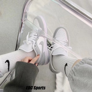 NIKE Air Jordan 1 Low "Wolf Grey" ของแท้ 100%