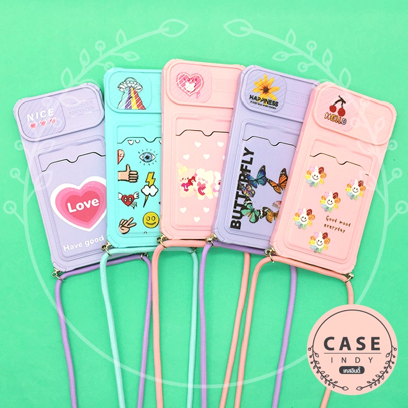 พร้อมส่งเคส-13-13promax-เคสโทรศัพท์ฝาปิดเลนส์กล้องฝาสไลด์-เคสกันเลนส์กล้องใสการ์ดได้-มีสายคล้องปรับระดับได้
