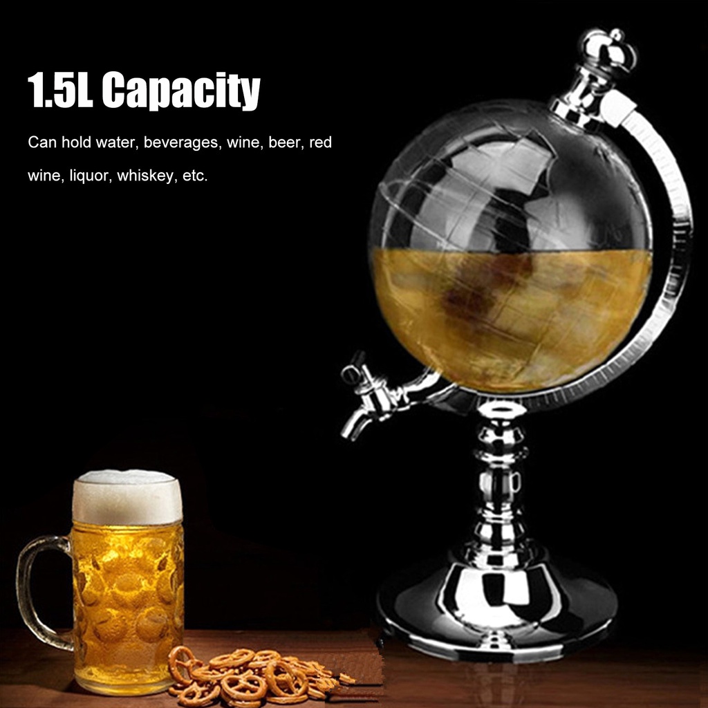 ภาพสินค้าอุปกรณ์เครื่องจ่าย สําหรับใส่เครื่องดื่ม เบียร์ไวน์ รูปลูกโลก จากร้าน kuike022.th บน Shopee ภาพที่ 1