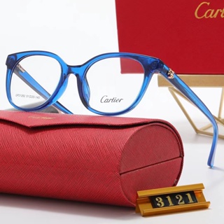 Cartier ใหม่ แว่นตากันแดด กรอบสี่เหลี่ยม ชุบทอง หรูหรา สไตล์เรโทร คลาสสิก แฟชั่นสําหรับผู้ชาย 2021