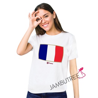 Jambutree 2022 FIFA World Cup Logo Qatar France Football Team Supporter T-Shirt Streetwear Tee Bola Sepak Tshirt Baju