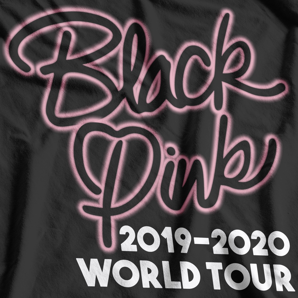 ราคาถูกเสื้อยืด-พิมพ์ลาย-blackpink-world-tour-เสื้อยืด-พิมพ์ลาย-kpop-006-s-5xl