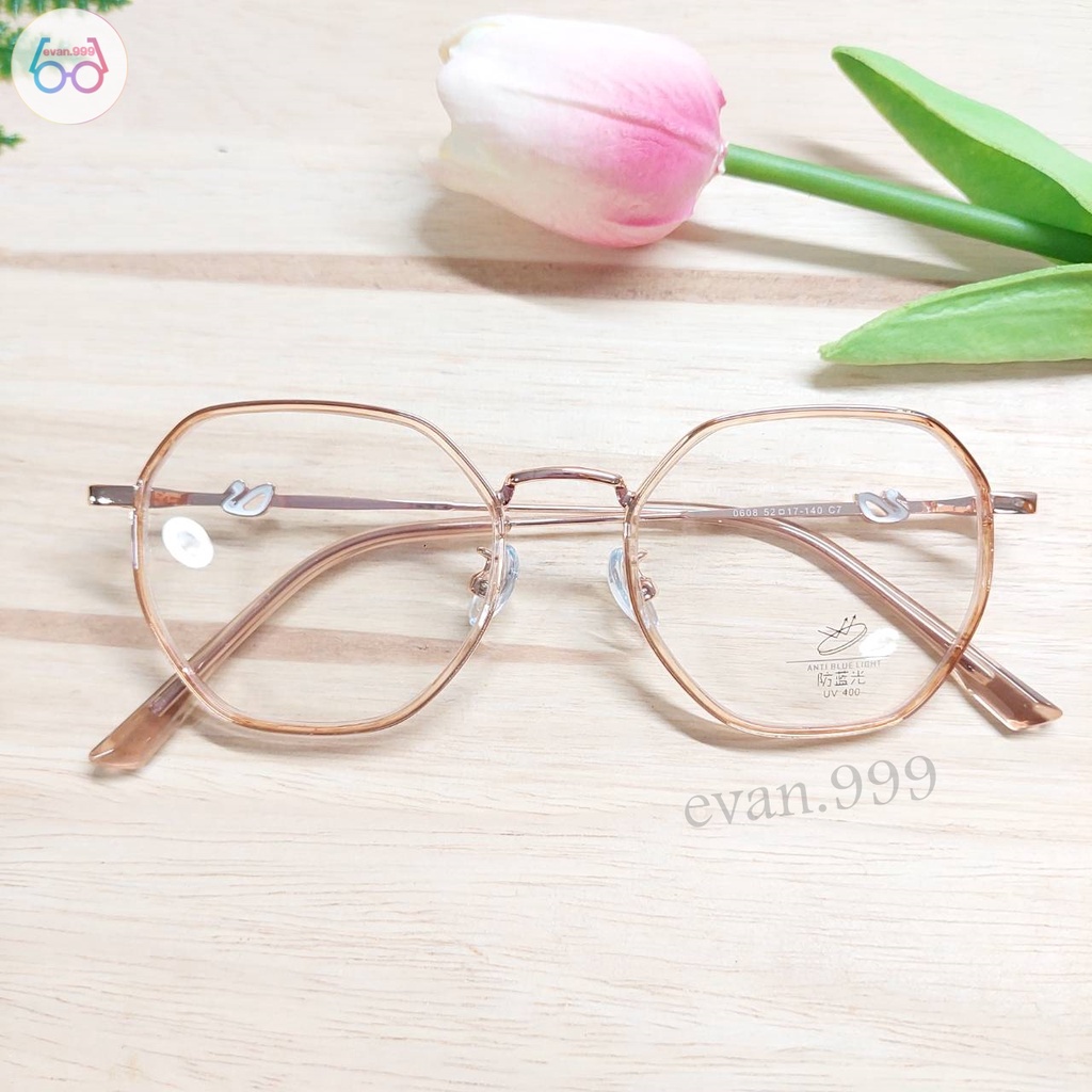 evan-999-แว่นตากรองแสงสีฟ้า-รุ่น-0608-ตัดเลนส์สายตาได้
