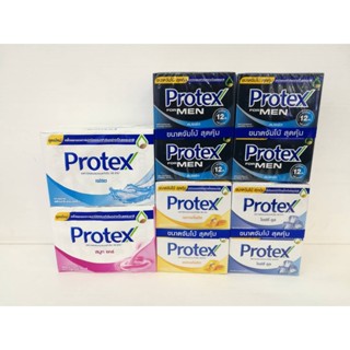 (ขนาดจัมโบ้ สุดคุ้ม แพ็ค 4 ก้อน) Protex Soap สบู่โพรเทคส์ มี 5 สูตร