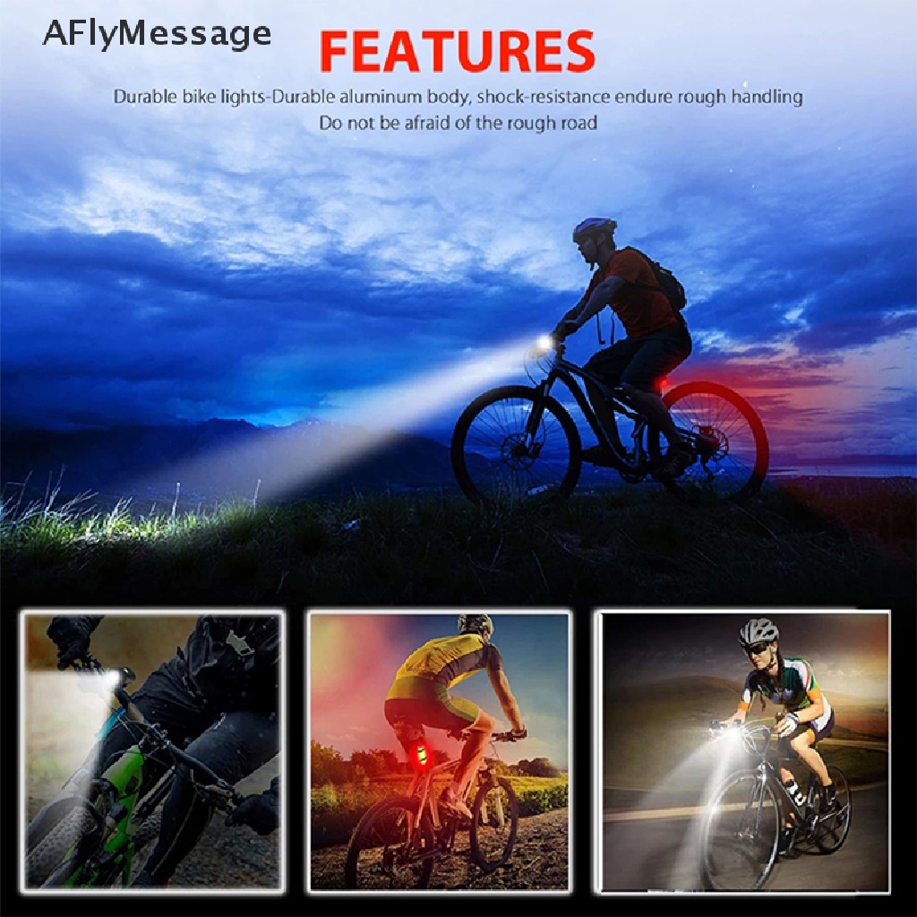 afl-bike-light-usb-led-ชาร์จชุด-mtb-จักรยานเสือหมอบไฟหน้าหลังโคมไฟไฟฉายไฟขี่จักรยานอุปกรณ์ขี่จักรยาน-th