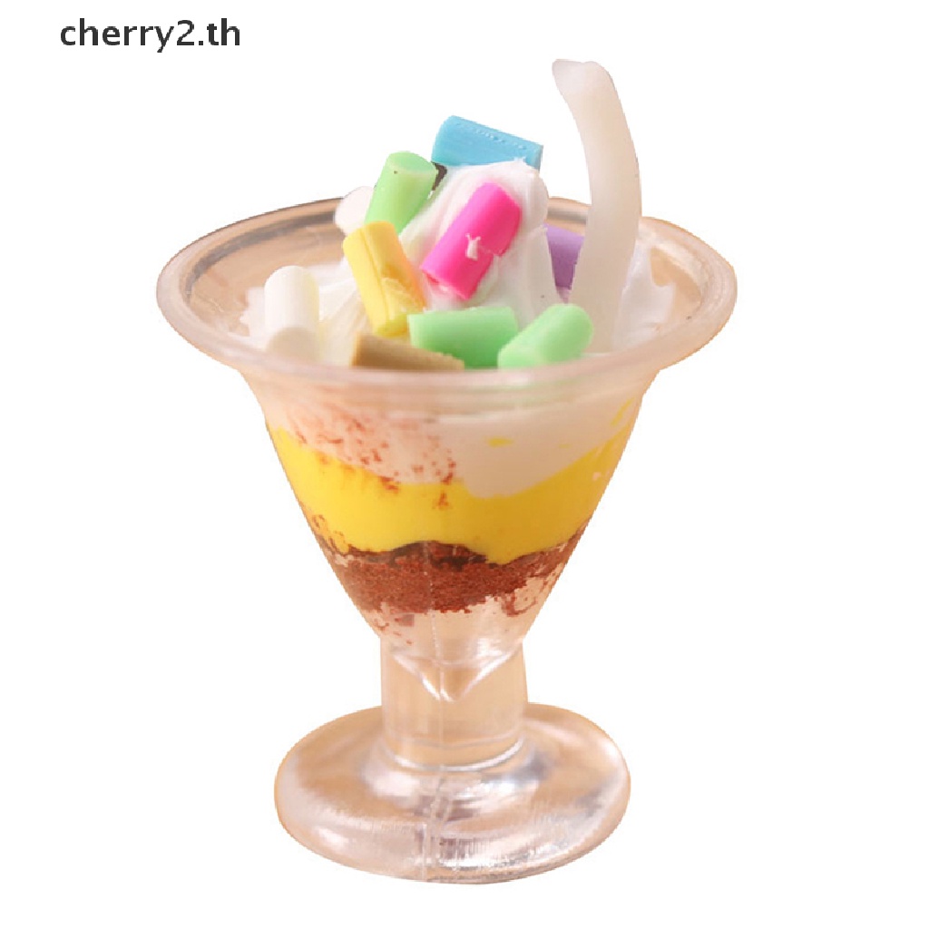 cherry2-โมเดลแก้วไอศกรีมจิ๋ว-1-12-สําหรับตกแต่งบ้านตุ๊กตา-1-ชิ้น