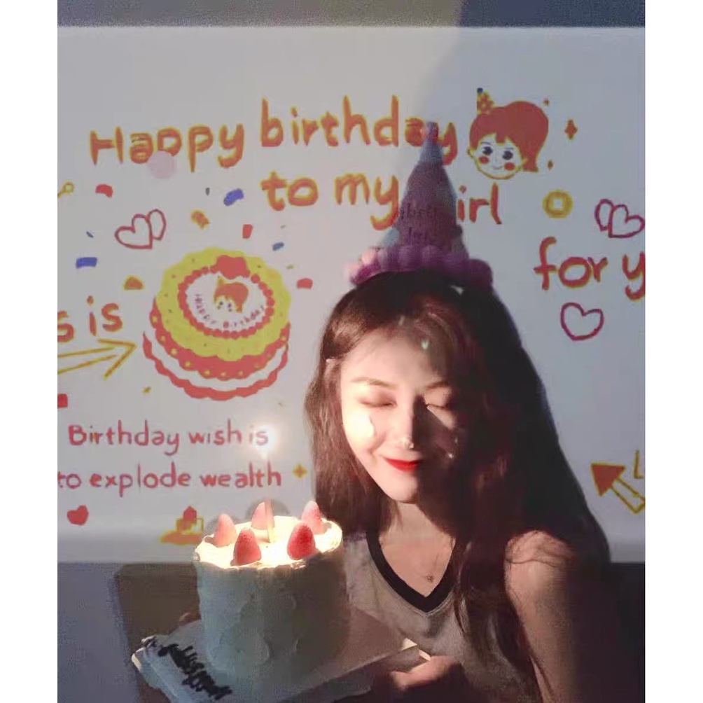 ภาพสินค้าพร้อมส่ง  มินิโปรเจคเตอร์ วันเกิด ครบรอบ congrats ลายอื่นๆกดดูหน้าร้าน Birthday projector ไฟถ่ายรูป จากร้าน sohappy.official บน Shopee ภาพที่ 7