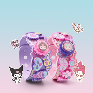 Sanrio สร้อยข้อมือบล็อกตัวต่อ Koromi Melody Big Ear Dog Hello Kitty DIY ของเล่น ของขวัญคริสต์มาส สําหรับเด็กผู้หญิง