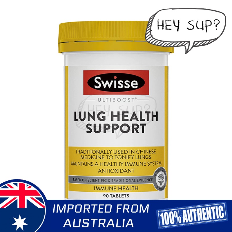 ภาพหน้าปกสินค้าSwisse Ultiboost Lung Health Support 90cap จากร้าน heysup.th บน Shopee