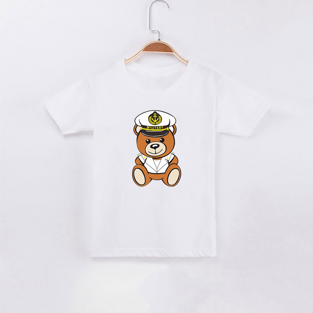 navy-soldiers-teddy-bear-print-t-shirt-parent-child-pack-ของขวัญที่ดีที่สุดสำหรับลูกของคุณ