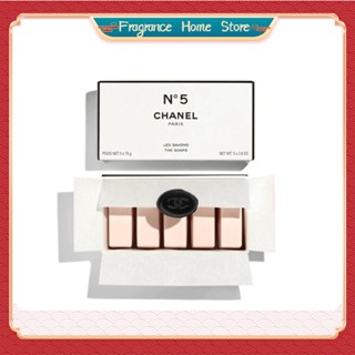 Chanel N5 No. 5 Perfume Bath Soap สบู่อาบน้ำชาแนล 75g 5pcs/set กลิ่นขายดี สบู่หอม Toilet Soap ของแท้