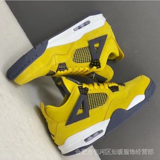 【GD Batch】รองเท้าผ้าใบ Air Jordan 4 “Lightning” CT8527-700 AJ4 US7.5--13 X86A