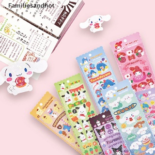 Familiesandhot&gt; Sanrionew Hello Kitty Sanrio สติกเกอร์ หนังสือ ที่เก็บ สติกเกอร์ Sanrio Kuromi Melody บัญชีมืออย่างดี