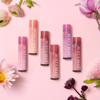 Burts Bees Natural Tinted Lip Balm ลิปมันออกสี (no box)