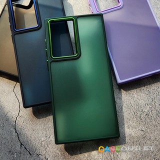 เคส Samsung A73 A71 4g A51 A31 หลังขุ่น ขอบสี กันกล้อง ขอบเหลี่ยม กันกระแทก ไม่เป็นรอยนิ้วมือ ใส่สวย ขอบกล้องเงา