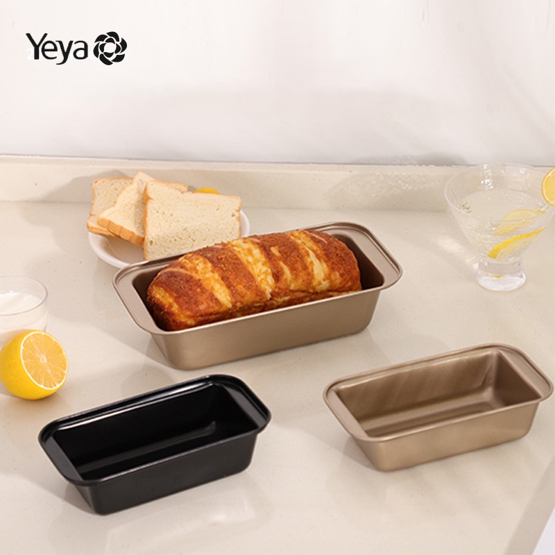yeya-กล่องขนมปังสี่เหลี่ยมไม่ติดเครื่องมืออบในบ้านเครื่องมืออบขนมปังชีสถาดอบขนมปังปอนด์พิมพ์แม่พิมพ์
