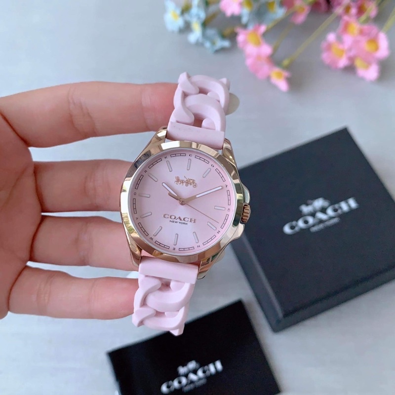 ✴️ แท้ 💯% COACH WOMEN MADDY RUBBER WATCH | Shopee Thailand