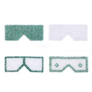 New White Jade Jade Eye Mask Facial Spa Jade Mask Lighten Eye Circles Eliminate Eye Fatigue Beauty Anti-Aging Tools Whol