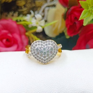 ภาพขนาดย่อของสินค้าw53 แหวนแฟชั่น*** แหวนฟรีไซส์** แหวนทอง แหวนใบมะกอกหน้าขาว แหวนทองชุบ แหวนทองสวย