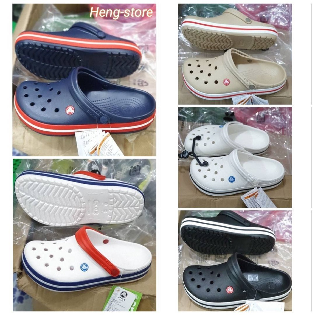 CROCS Crocband Clog Unisex ถูกกว่าshop ร้องเท้าหัวโต ใส่ได้ทั้งชายและ