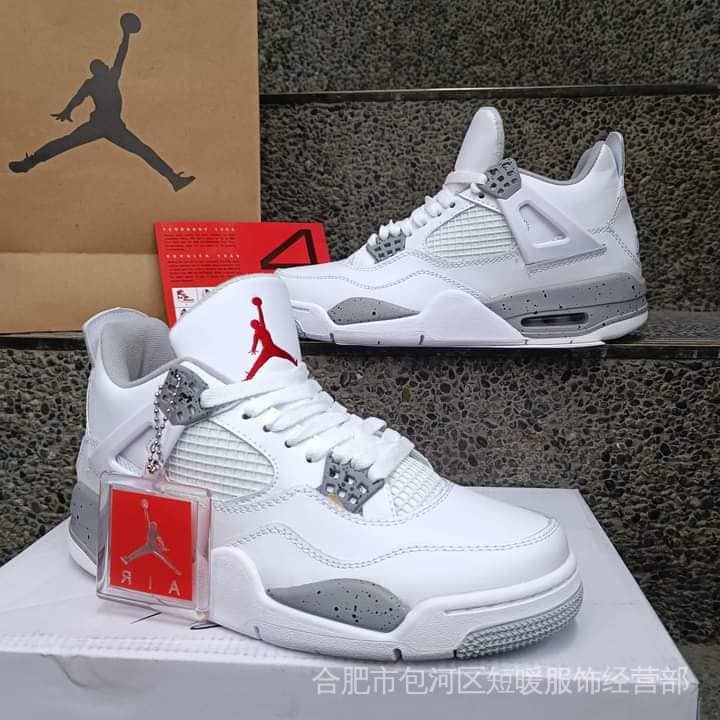 air-jordan-4-white-oreo-colorway-คุณภาพสูง-ฟรีถุงเท้า-vvsb