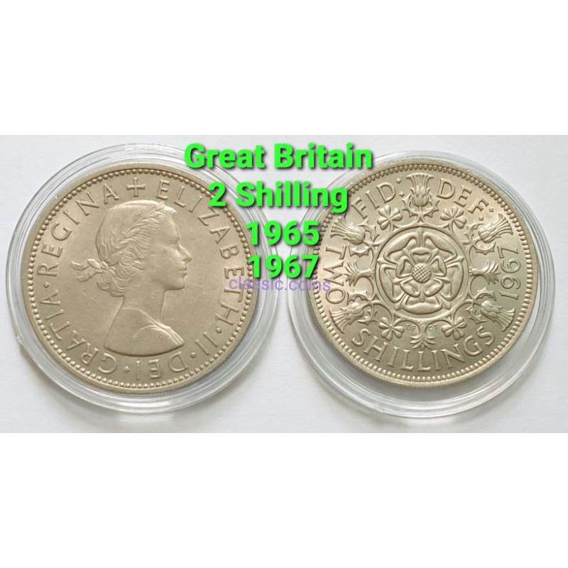 เหรียญ-2-dollars-great-britain-ชุด-2-เหรียญ-ค-ศ-1965-1967