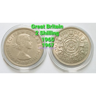เหรียญ 2 Dollars Great Britain *(ชุด 2 เหรียญ)* ค.ศ.1965,1967