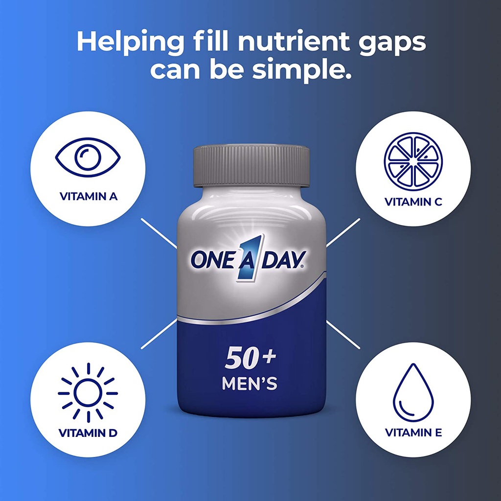 ภาพสินค้าOne A Day Men's, Women's 50+ Healthy Advantage Multivitamin, 300 Tablets วิตามินรวมสำหรับผู้ชาย ผู้หญิงวัย 50+ จากร้าน eucerinthiiland บน Shopee ภาพที่ 5