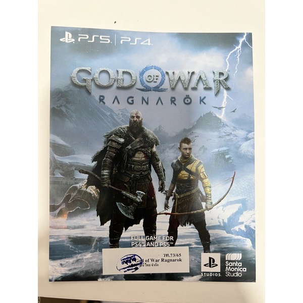 ภาพหน้าปกสินค้าGod Of War Ragnarok PS5 & PS4 จากร้าน kgmobile888 บน Shopee